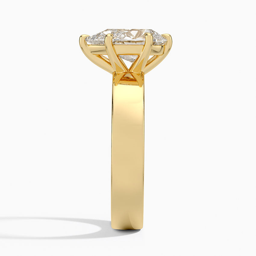 Peyton 4mm Solitaire Ring - Pear Center Stone