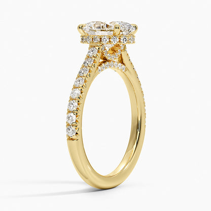 Chantal Diamond Ring - Oval Center Stone