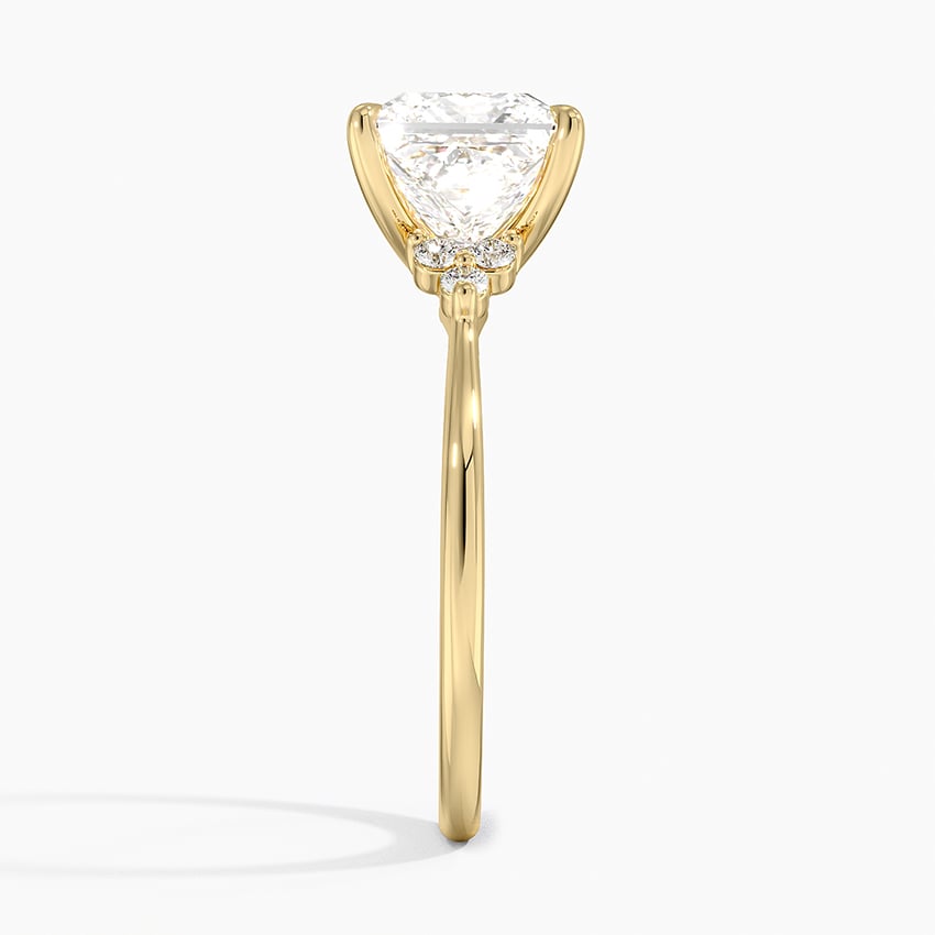 Melody Diamond Ring - Princess Cut Center Stone