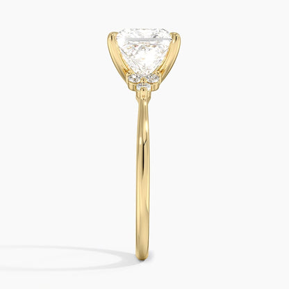 Melody Diamond Ring - Princess Cut Center Stone