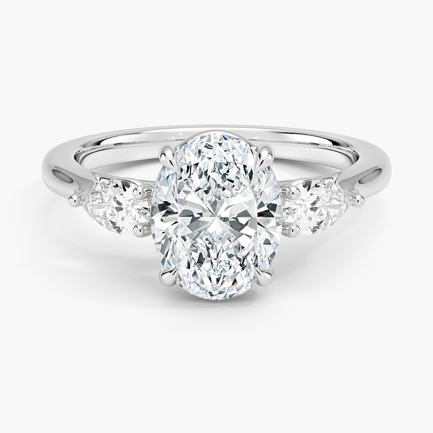 Opera Perfect Fit Diamond Ring - Oval Center Stone