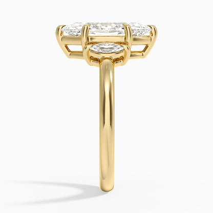 Sasha Three Stone Marquise Diamond Ring (1/3 ct. tw.) - Marquise Center Stone