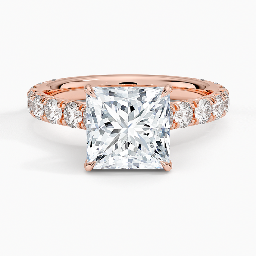 Anthology Three-Quarter Coverage Diamond Ring (7/8 ct. tw.) - Princess Cut Center Stone