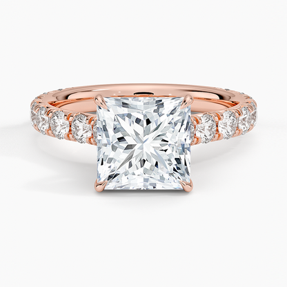 Anthology Three-Quarter Coverage Diamond Ring (7/8 ct. tw.) - Princess Cut Center Stone