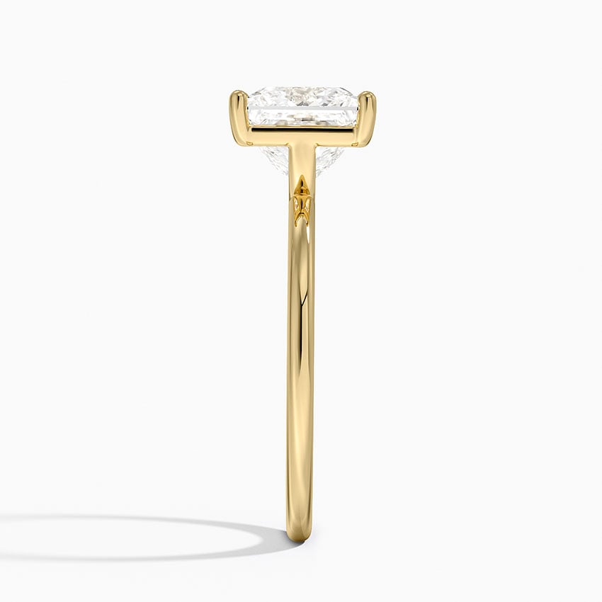 Gwen Perfect Fit Solitaire Ring - Princess Cut Center Stone