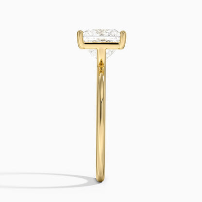 Gwen Perfect Fit Solitaire Ring - Princess Cut Center Stone