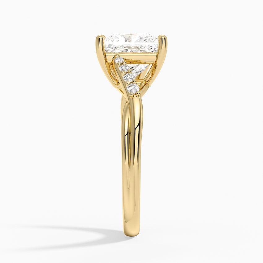 Chamise Diamond Ring (1/15 ct. tw.) - Princess Cut Center Stone