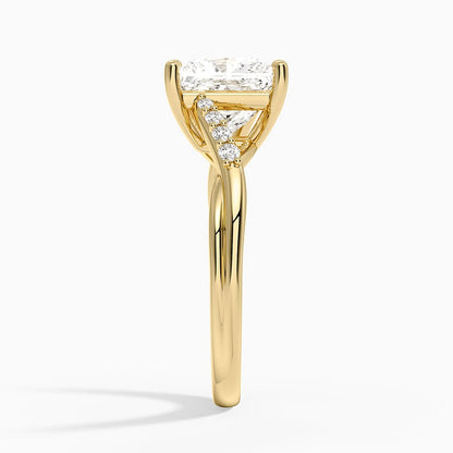 Chamise Diamond Ring (1/15 ct. tw.) - Princess Cut Center Stone