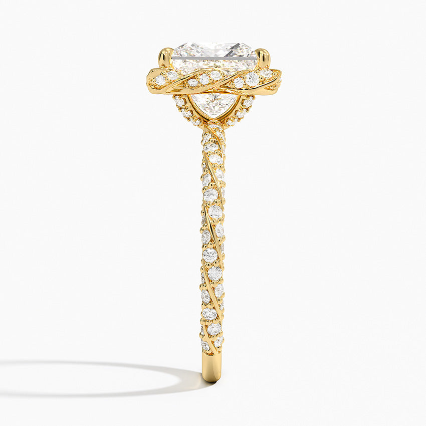 Nova Halo Diamond Ring (1/2 ct. tw.) - Princess Cut Center Stone