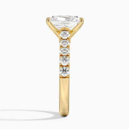 Anthology Half Coverage Diamond Ring (1/2 ct. tw.) - Radiant Cut Center Stone