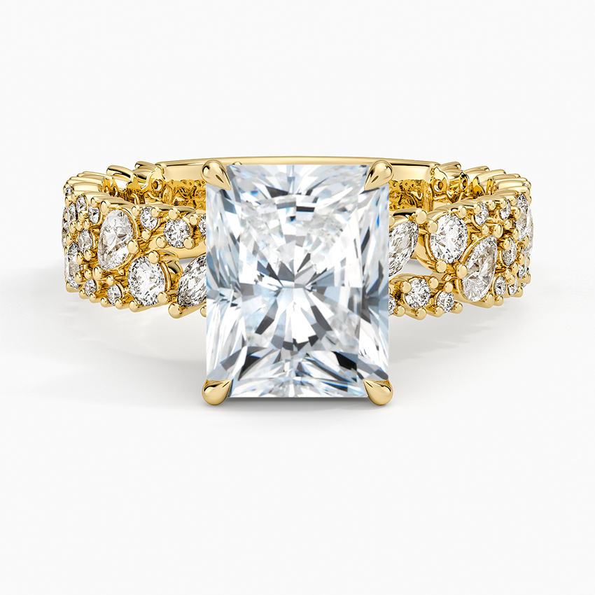 Glacé Diamond Ring (3/4 ct. tw.) - Radiant Cut Center Stone