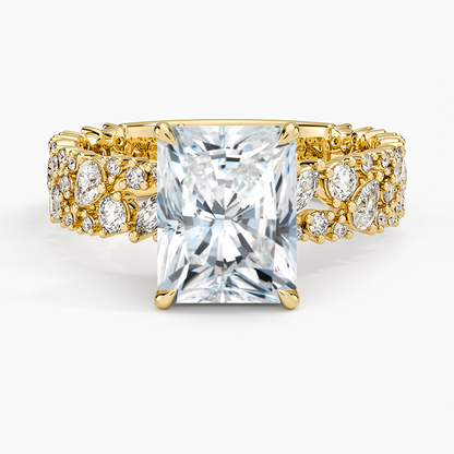 Glacé Diamond Ring (3/4 ct. tw.) - Radiant Cut Center Stone