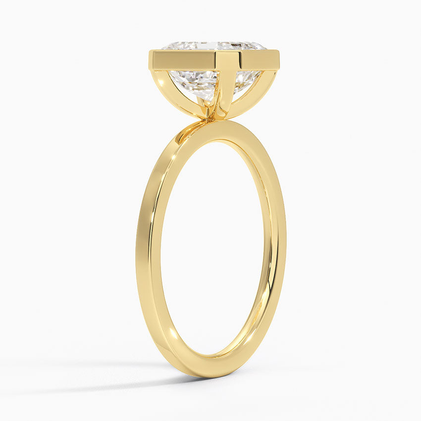 Noemi Bezel Ring - Asscher Cut Center Stone
