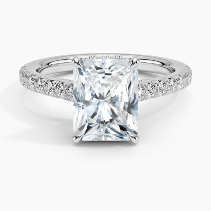 Chantal Diamond Ring - Radiant Cut Center Stone