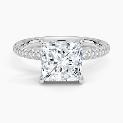 Valencia Diamond Ring (1/3 ct. tw.) - Princess Cut Center Stone