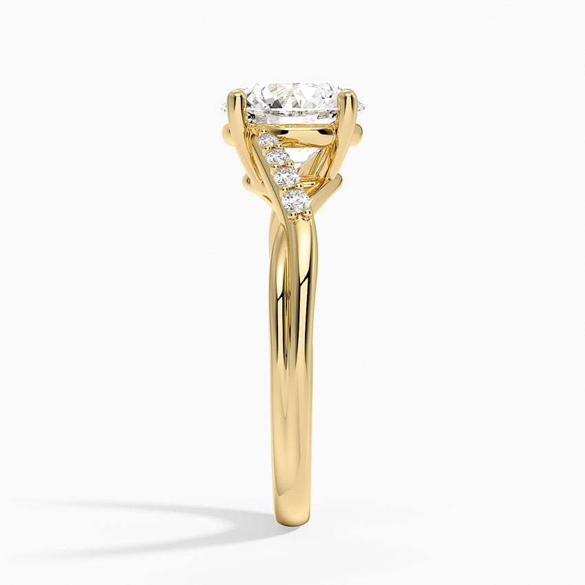 Chamise Diamond Ring (1/15 ct. tw.) - Round Center Stone