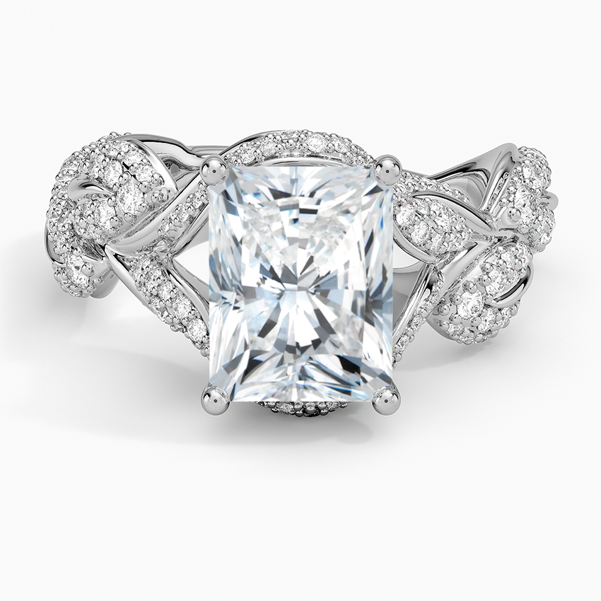 Olivia Diamond Ring (1 ct. tw.) - Radiant Cut Center Stone