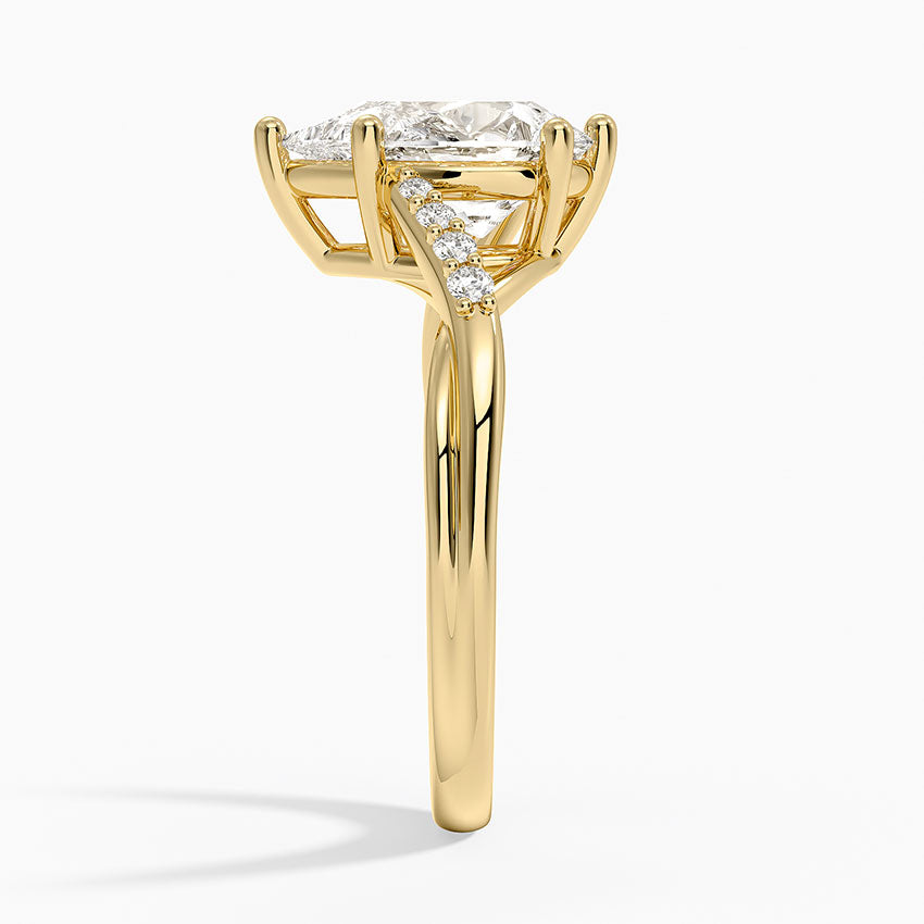Chamise Diamond Ring (1/15 ct. tw.) - Pear Center Stone