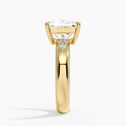 Mosaic Nadia Diamond Ring - Princess Cut Center Stone