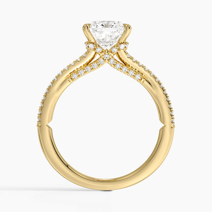 Icon Diamond Ring (1/3 ct. tw.) - Cushion Cut Center Stone