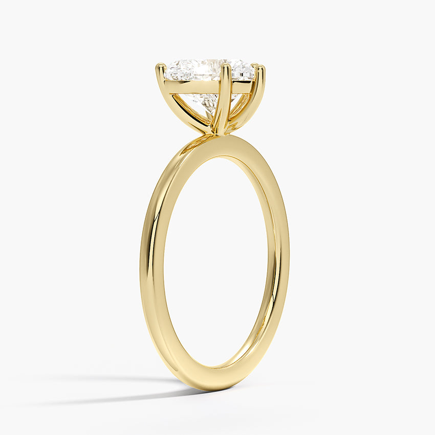 Perfect Fit 1.4mm Solitaire Ring - Heart Center Stone