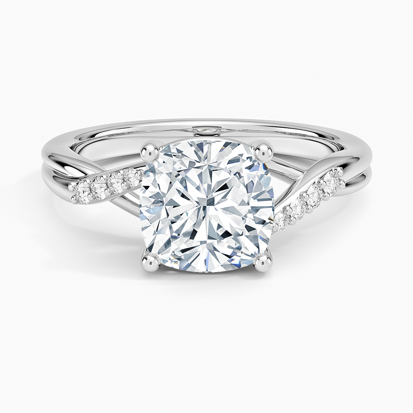 Chamise Diamond Ring (1/15 ct. tw.) - Cushion Cut Center Stone