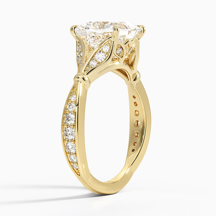 Zinnia Diamond Ring (1/3 ct. tw.) - Princess Cut Center Stone