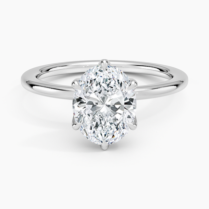 Esme Perfect Fit Solitaire Ring - Oval Center Stone