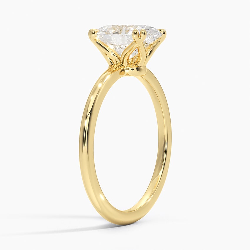 Aveline Solitaire Ring - Oval Center Stone
