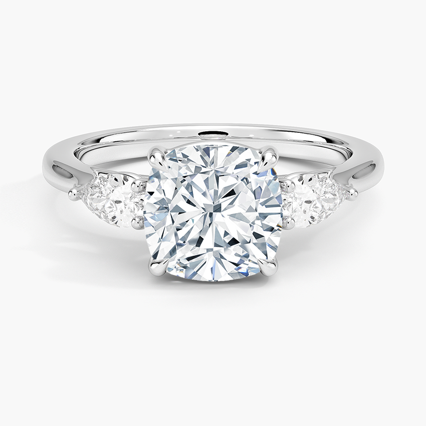 Opera Perfect Fit Diamond Ring - Cushion Cut Center Stone