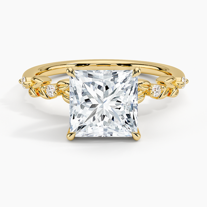 Briar Diamond Ring - Princess Cut Center Stone