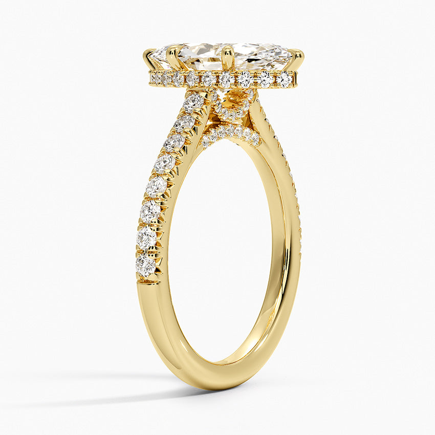 Chantal Diamond Ring - Marquise Center Stone