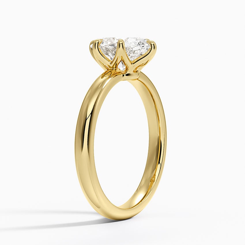 Esme 2.5mm Solitaire Ring - Oval Center Stone