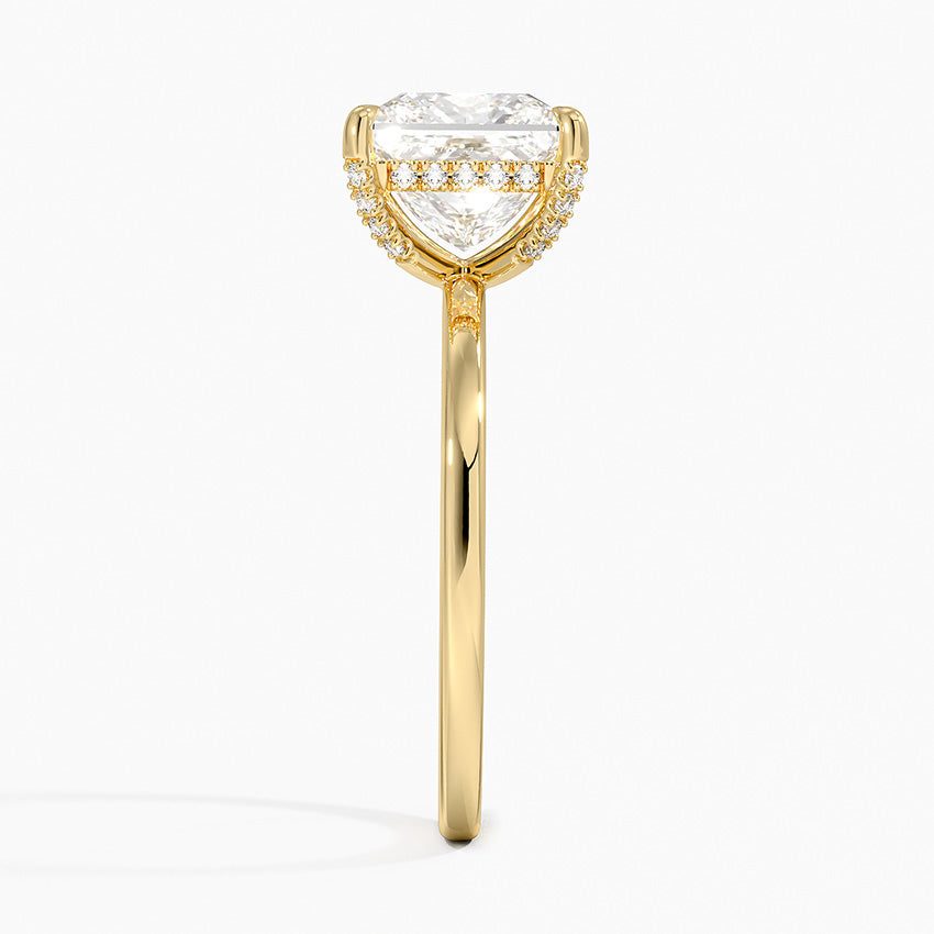 Lumiere 1.5mm Diamond Ring - Princess Cut Center Stone