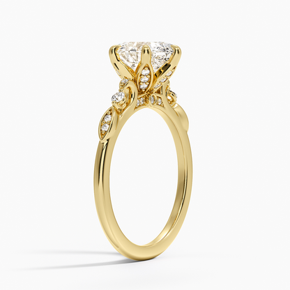 Rochelle Diamond Ring - Oval Center Stone