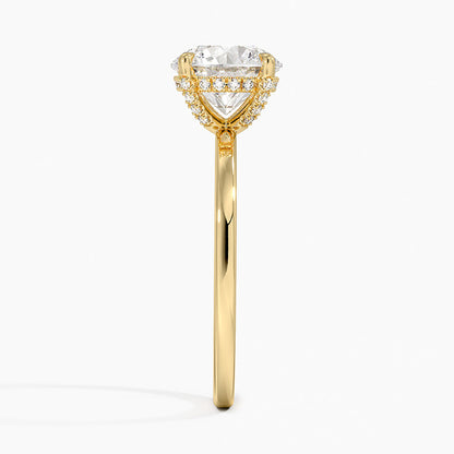 Lumiere 1.5mm Diamond Ring - Round Center Stone
