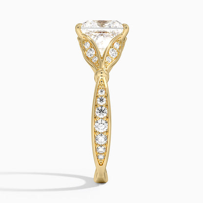 Zinnia Diamond Ring (1/3 ct. tw.) - Princess Cut Center Stone