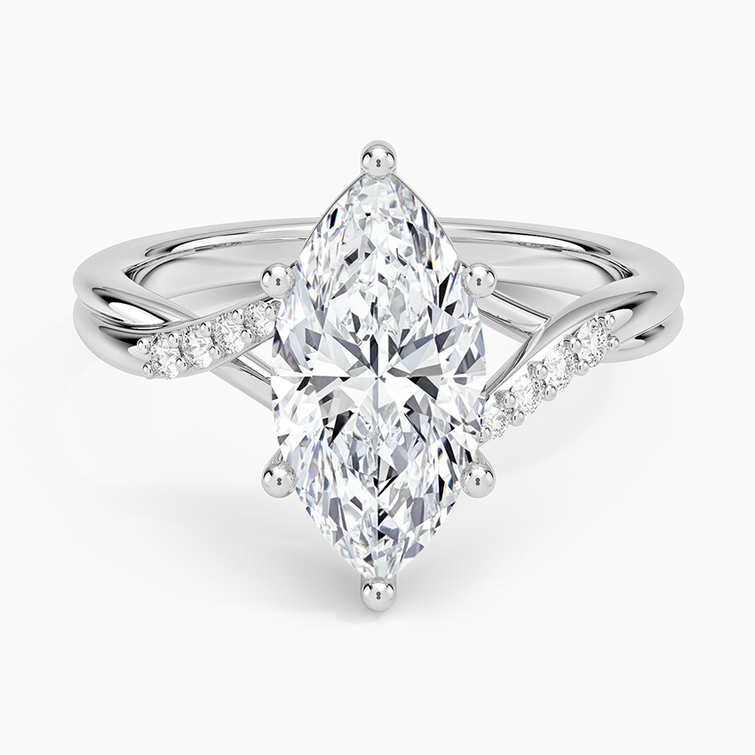 Chamise Diamond Ring (1/15 ct. tw.) - Marquise Center Stone