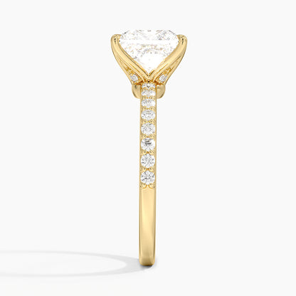 Luxe Elodie Diamond Ring (1/4 ct. tw.) - Princess Cut Center Stone