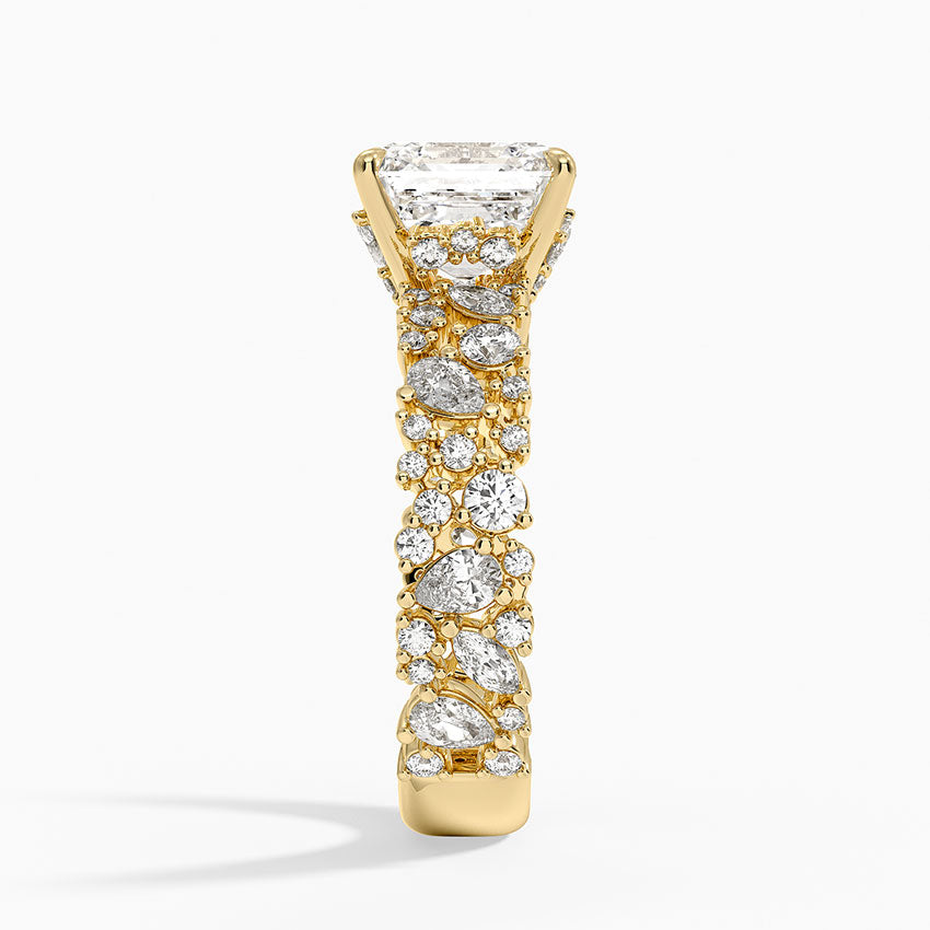 Glacé Diamond Ring (3/4 ct. tw.) - Asscher Cut Center Stone