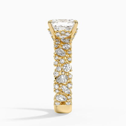 Glacé Diamond Ring (3/4 ct. tw.) - Asscher Cut Center Stone