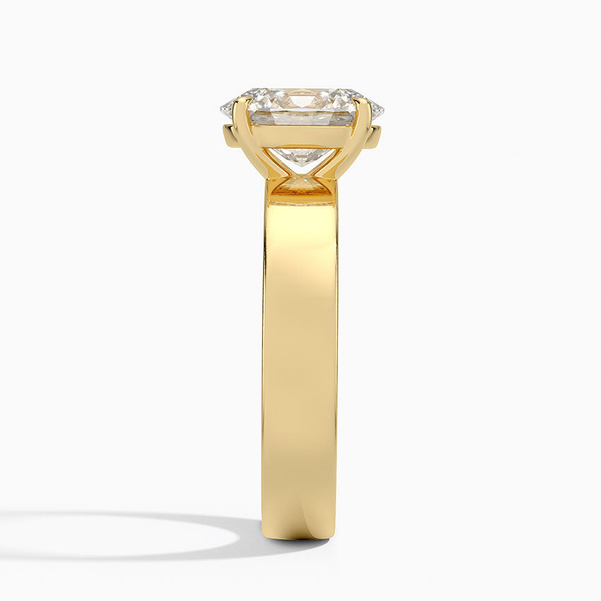 Peyton 4mm Solitaire Ring - Oval Center Stone
