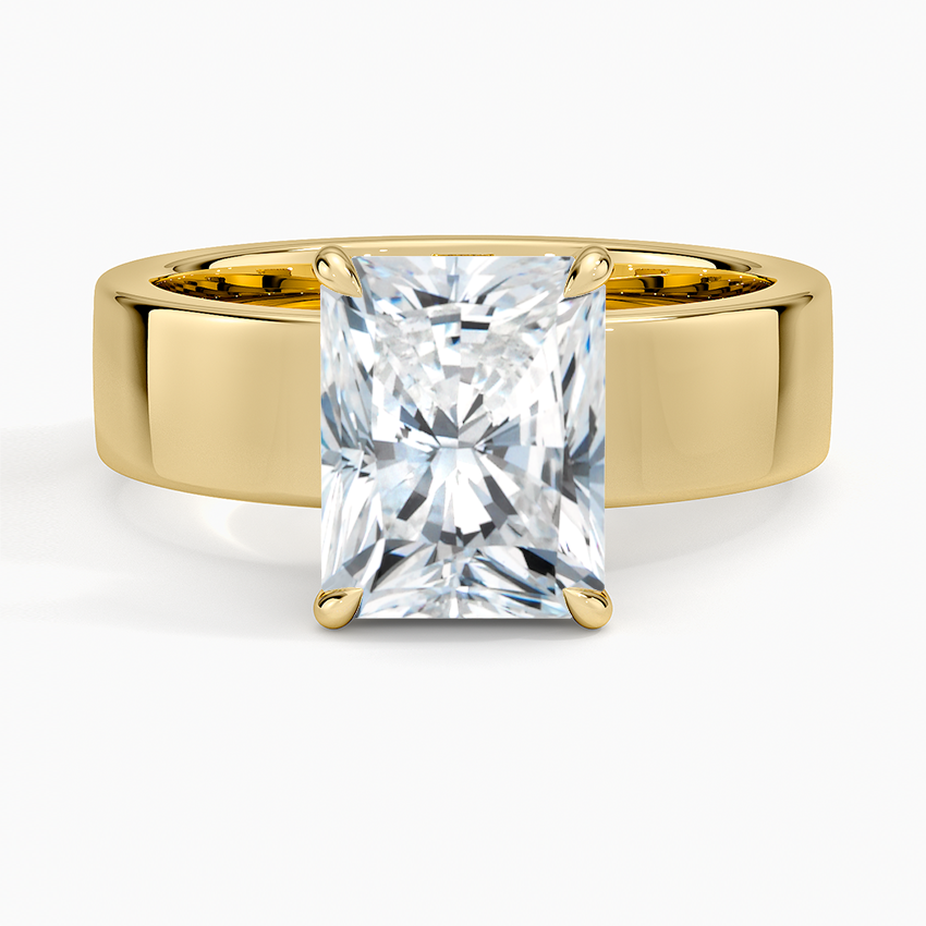 Alden Diamond Ring - Radiant Cut Center Stone