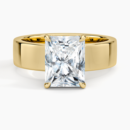 Alden Diamond Ring - Radiant Cut Center Stone