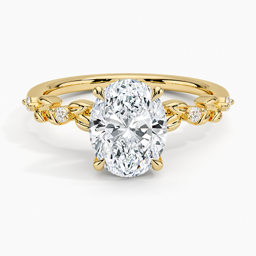 Briar Diamond Ring - Oval Cut Center Stone
