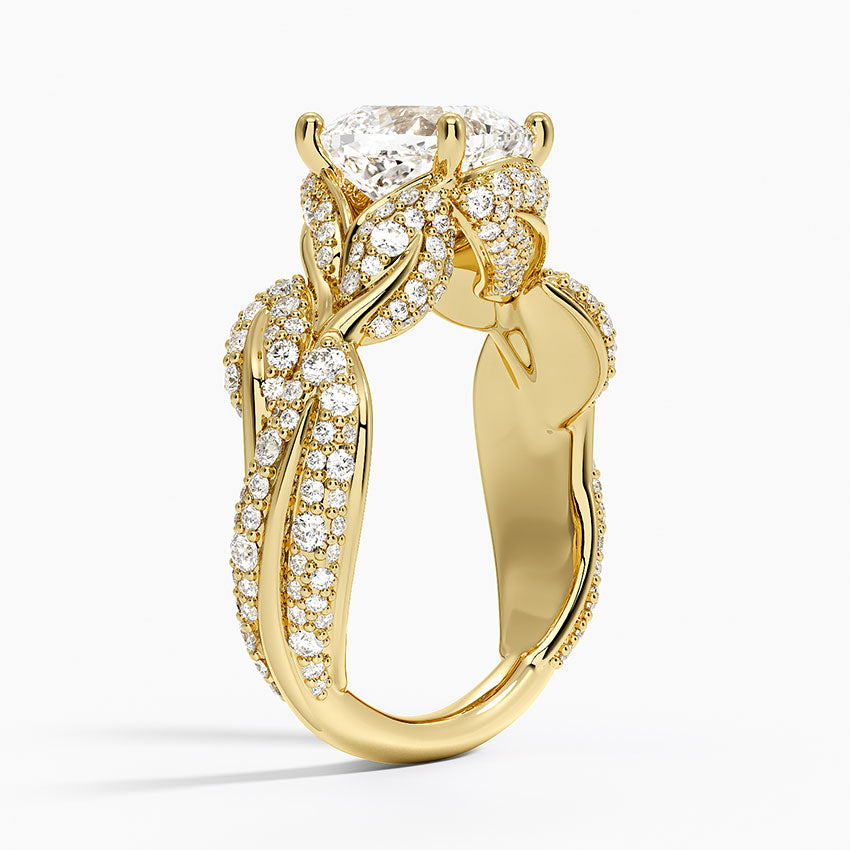 Olivia Diamond Ring (1 ct. tw.) - Cushion Cut Center Stone