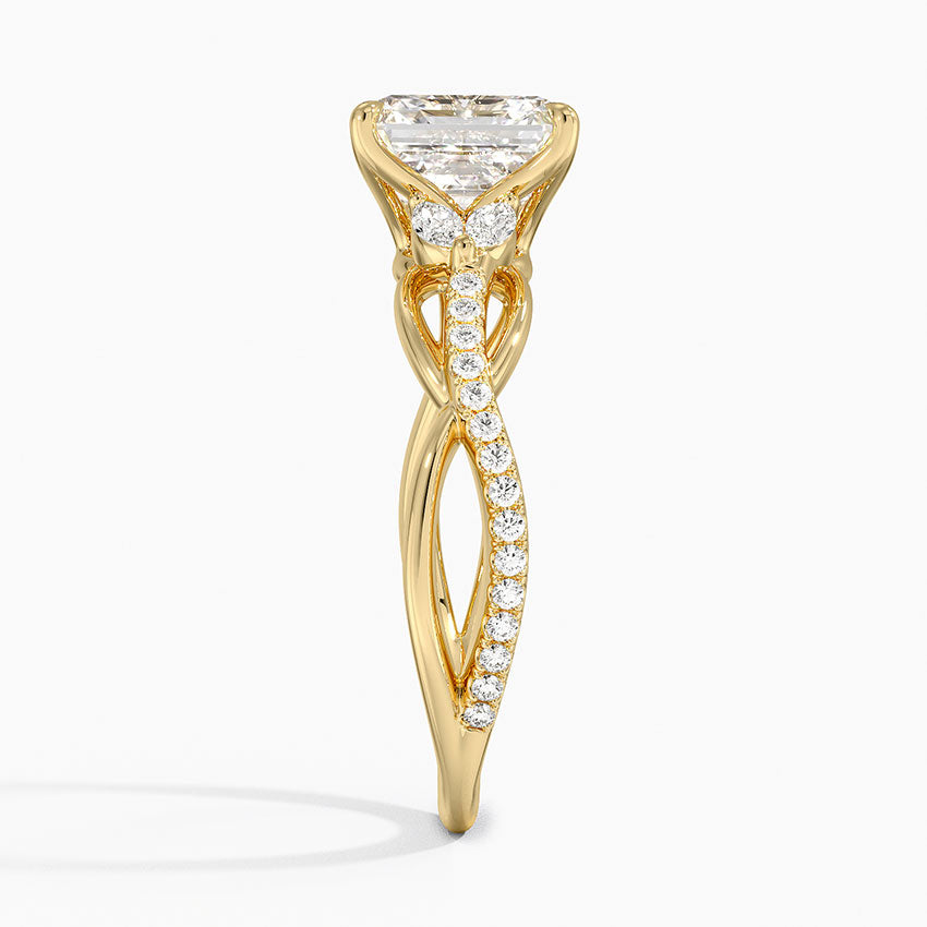 Garland Diamond Ring - Asscher Cut Center Stone