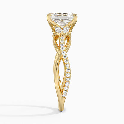 Garland Diamond Ring - Asscher Cut Center Stone