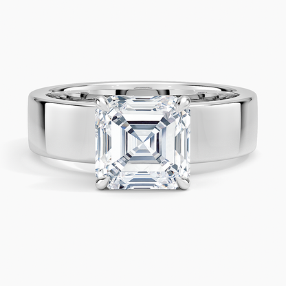 Alden Diamond Ring - Asscher Cut Center Stone