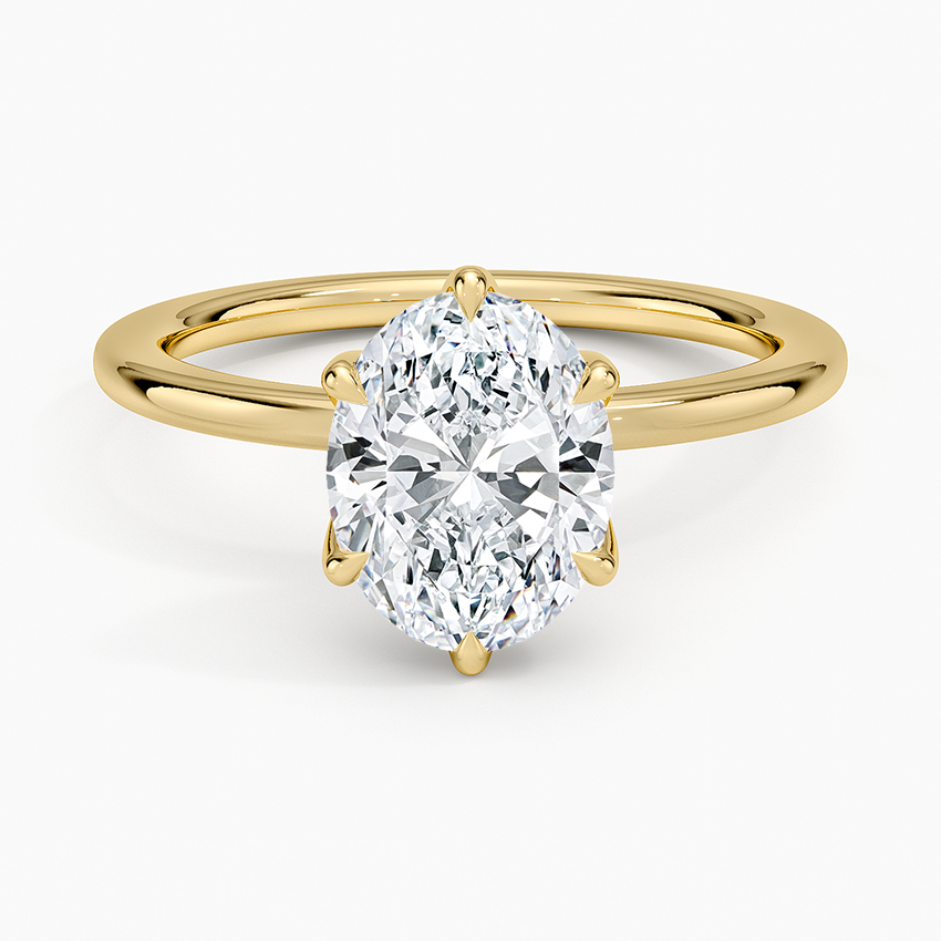 Esme Perfect Fit Solitaire Ring - Oval Center Stone